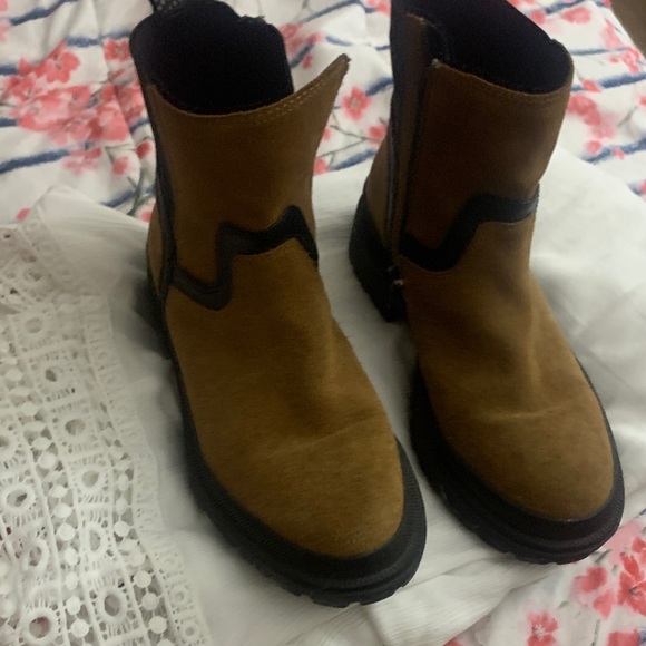 Lucky Brand Shoes - Lucky Brand Brown and Black Women's Boots